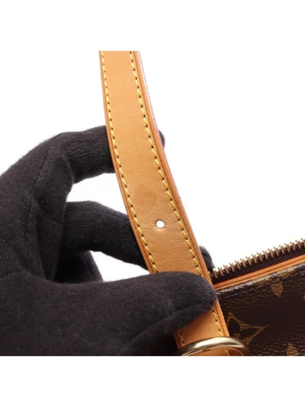 Louis Vuitton Tote Bag Popincourt Monogram Canvas Leather Povincourt